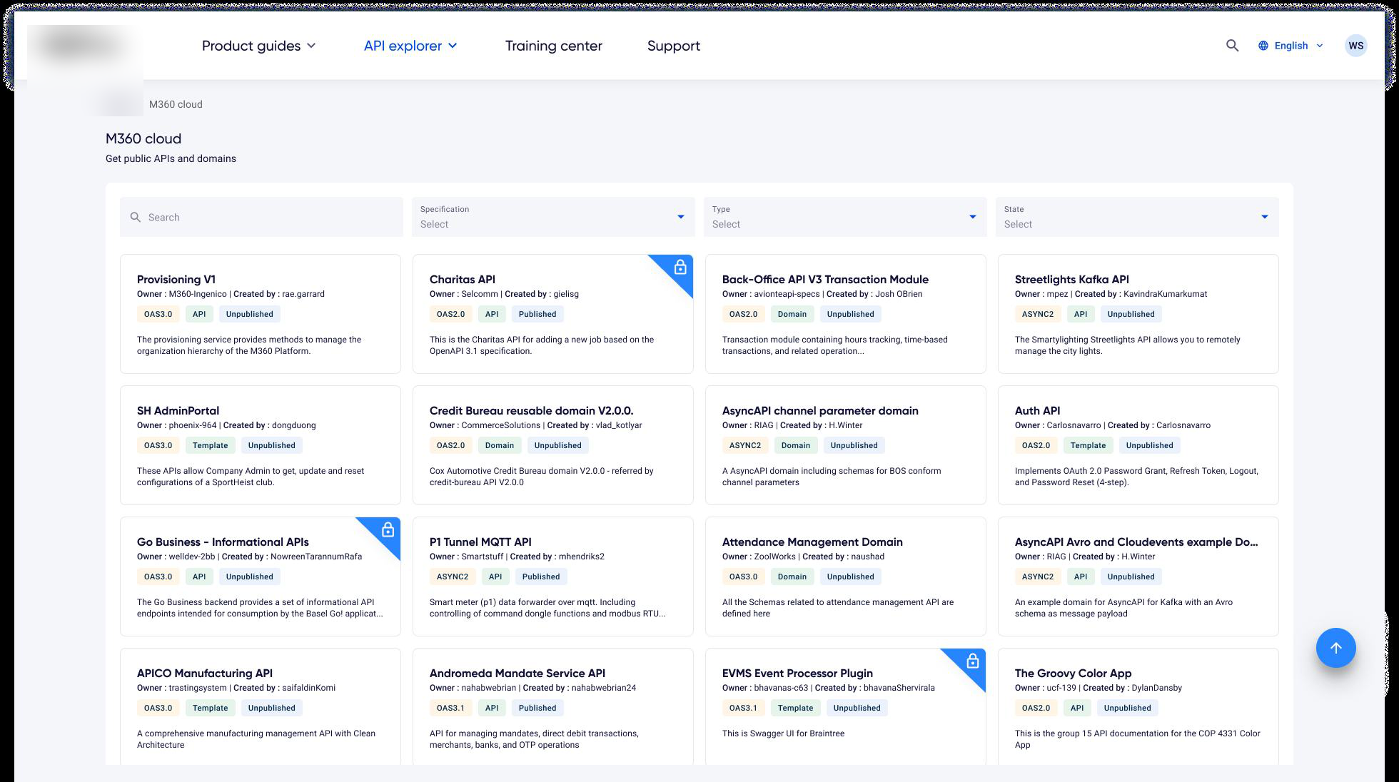 API explorer