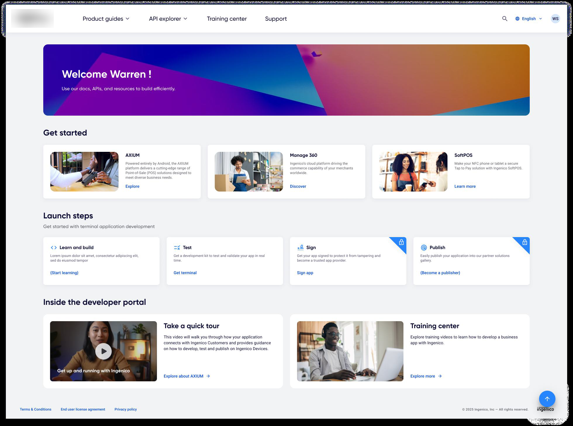 Personal dashboard